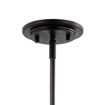Cade 34.25" Metal Farmhouse Industrial LED Pendant
